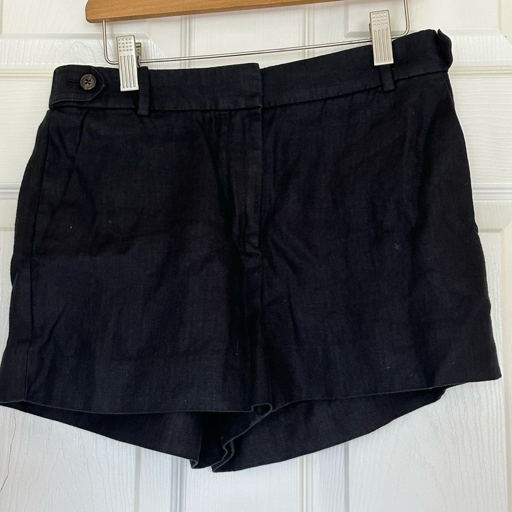 JCrew Navy Linen Shorts